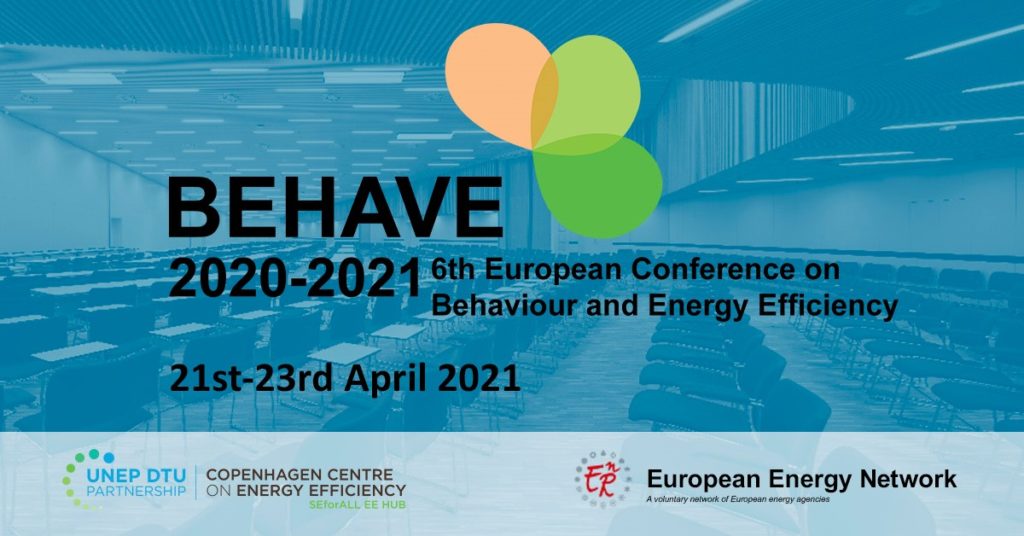 EnR at the BEHAVE Conference 21st23rd April 2021